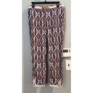 Anthropologie‎ Pilcro Pants Paz Ikat Jogger Boho Paisley Women's 28